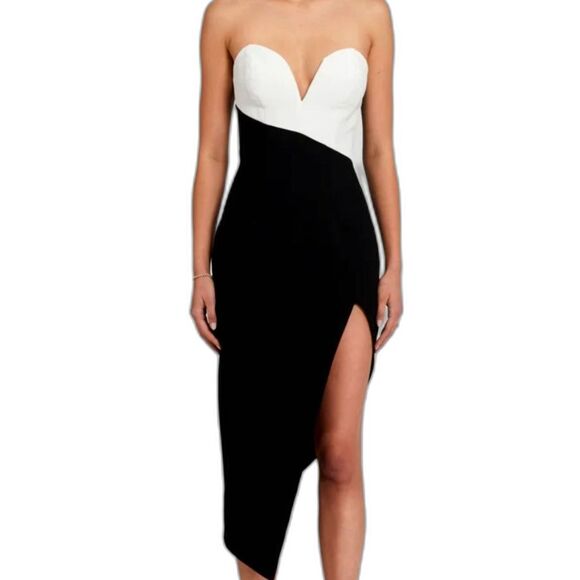 AMANDA UPRICHARD SOIRÉE ASYMMETRICAL DRESS - Picture 9 of 17